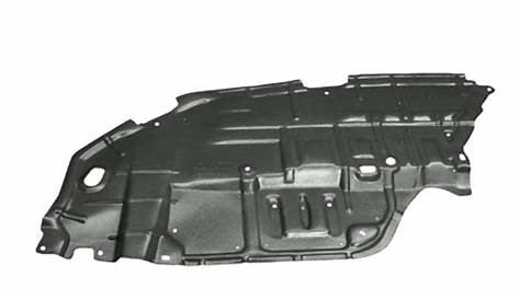 New Standard Replacement Front Left Undercar Shield, Fits 2012-2014