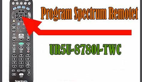 spectrum remote manual