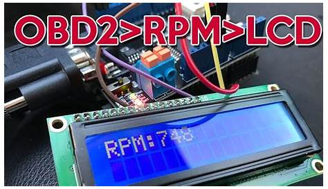 Meraklısına! Motor RPM Değerini LCD Ekrana Yazdırıyoruz! OBD2 + Arduino