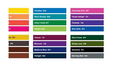 versafine clair color chart