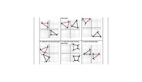 geometric rotations worksheet