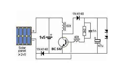 Build a Solar Garden Light Circuit Diagram | Electronic Circuits Diagram