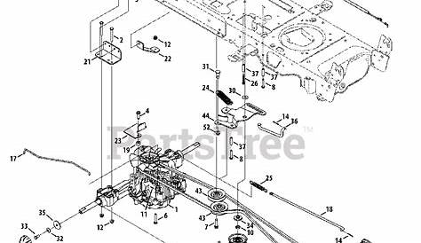 Cub Cadet LTX 1042 KW (13WG93AS010) - Cub Cadet 42" Lawn Tractor (2012) Drive System (Tuff Torq