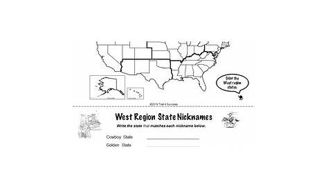 US Regions Unit Mini Booklets - All Five Regions Bundle of Worksheets