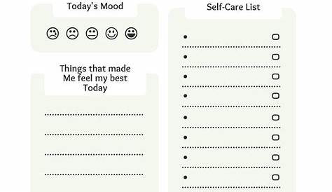 printable coping skills worksheets for adults