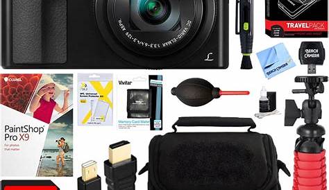Panasonic DMC-ZS70K LUMIX ZS70 Digital Camera (Black) + 64GB Deluxe Accessory Bundle - Walmart.com