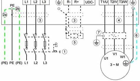 abb vfd motor starter wiring diagrams