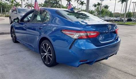 Used 2019 Toyota Camry SE Blue | Miami, FL