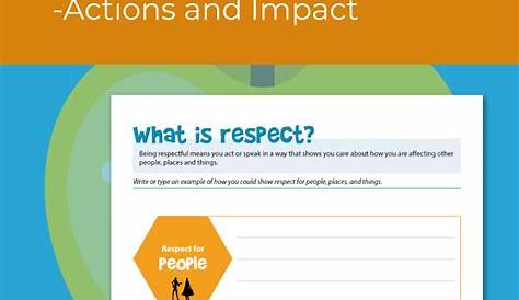 social skills respect worksheets