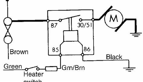 fan motor schematic diagram