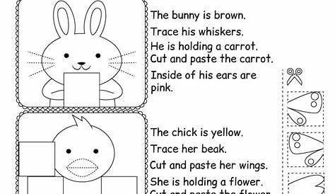 Free Printable Spring Reading Worksheet for Kindergarten