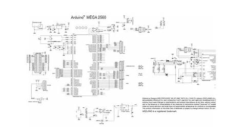 arduino mega 2560 schematic diagram