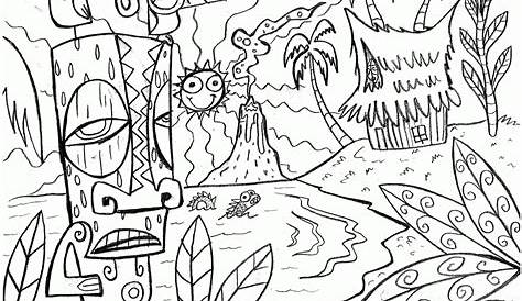 Coloring Pages For Hawaii Beaches - Coloring Home