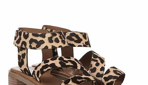 Franco Sarto Landry Sandal Leopord Calf Hair | Famous footwear, Calves