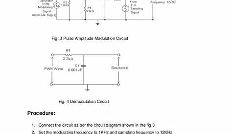 pulse amplitude demodulation circuit