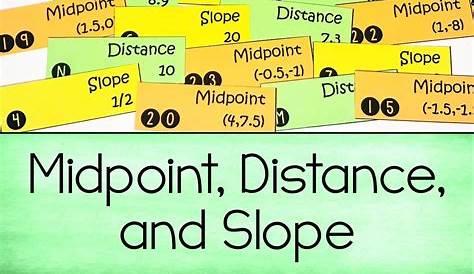 midpoint worksheet for 8th grade