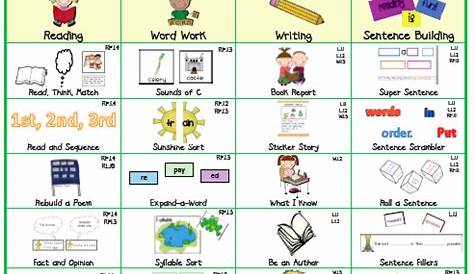 literacy centers for second grade