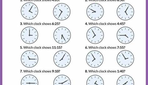 Telling time worksheets: 20 effective practice materials | Prodigy Math
