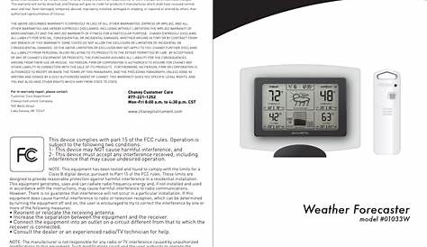 manual for acurite weather station