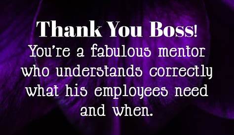 120+ Thank You Messages For Boss - Appreciation Quotes