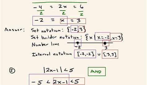 solving equations with absolute value worksheets