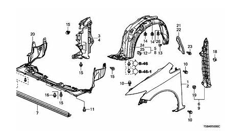 honda civic parts diagram