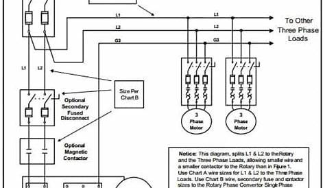 roto phase converter wiring diagram