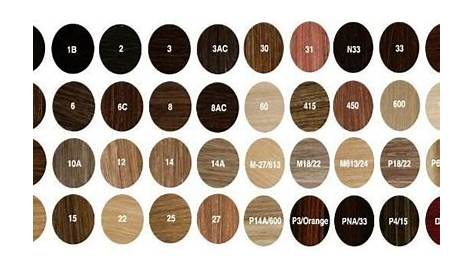 weave hair color chart