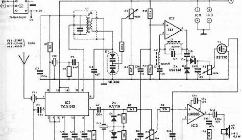FM CB radio receiver circuit design using TCA440 under Repository