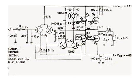 mosfet amplifier circuit diagram