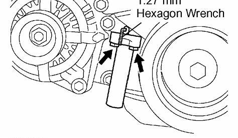 2004 Toyota Tundra Serpentine Belt Routing and Timing Belt Diagrams