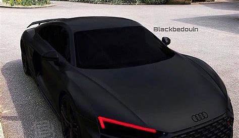 audi sports car black