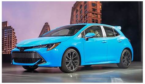 2019 Toyota Corolla Hatch debuts at 2018 New York auto show