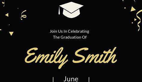 graduation party invitation printable templates