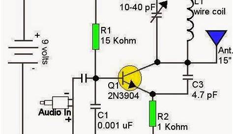 3 km fm transmitter circuit diagram