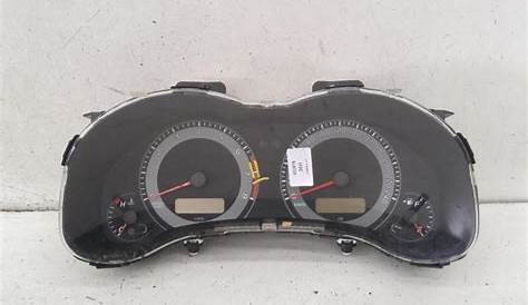 #251310, Used instrument cluster for 2011 Corolla| auto, zre152/153r