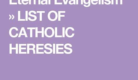 list of early heresies pdf