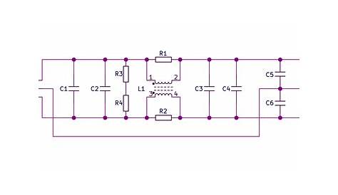 rf filter circuit diagram
