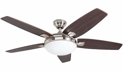 Prominence Home Northumberland 48-in Brushed Nickel Indoor Ceiling Fan