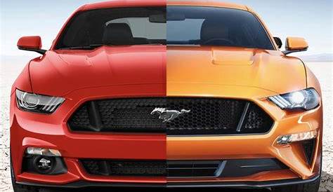 2018 Ford Mustang Vs. 2017 Mustang: A Side-By-Side Comparison | CarBuzz