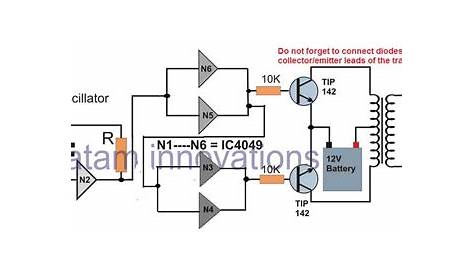 diy inverter circuit diagram