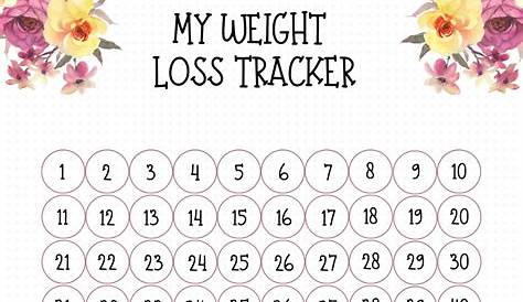 my weight loss chart