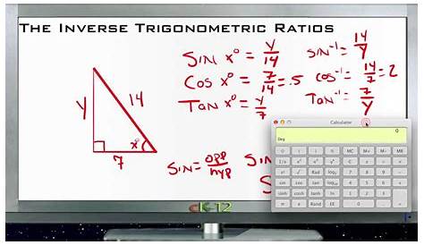 geometry trigonometric ratios worksheet