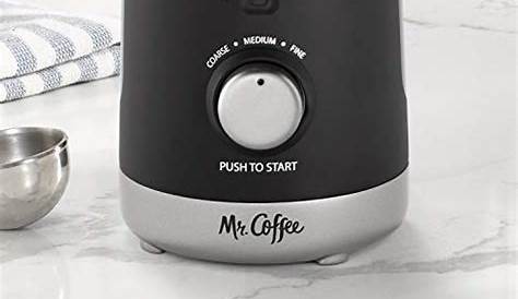 mr coffee coffee grinder manual