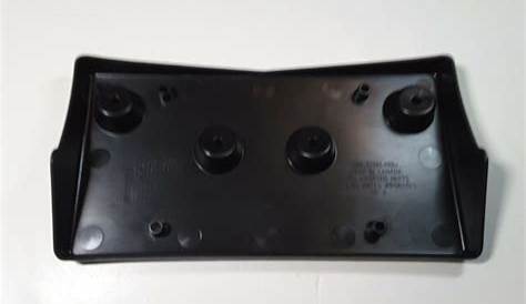 2018 chevy equinox front license plate bracket