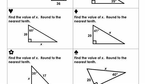 Solving Simple Trig Equations Worksheet