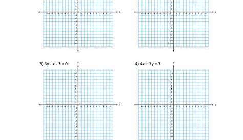 linear equations and graphing worksheet