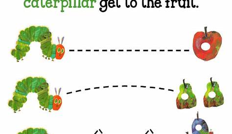 hungry caterpillar worksheets