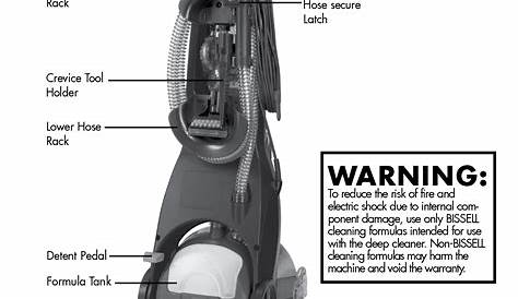 bissell deep clean manual