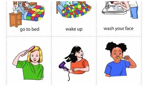 Daily Routines flashcard